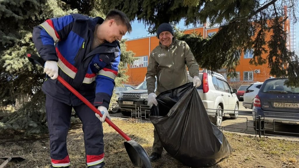 Предприятия СГК в Красноярском крае вышли на весеннюю уборку 